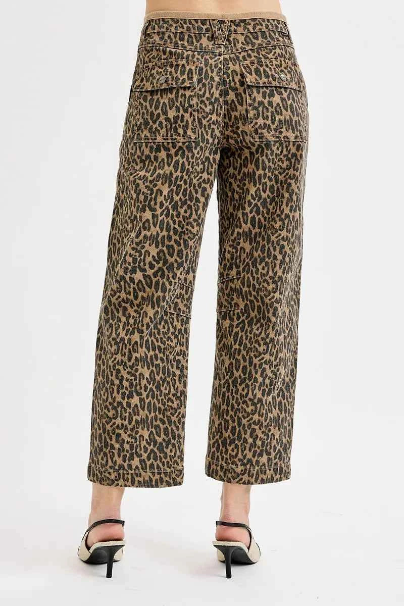 RISEN Full Size Mid Rise Crop Relaxed Jeans Plus Size