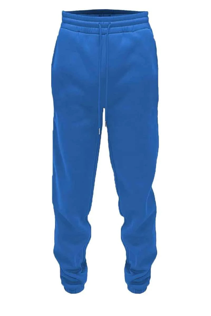 WEIV Men's Full Size Solid Sweat Pant Joggers Plus Size