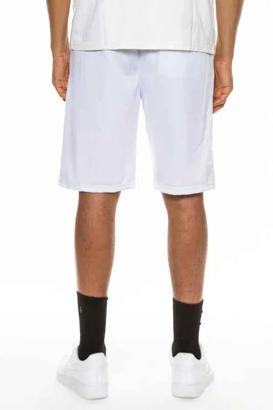 WEIV Men's Full Size Plaid Checkered Band Shorts Plus Size