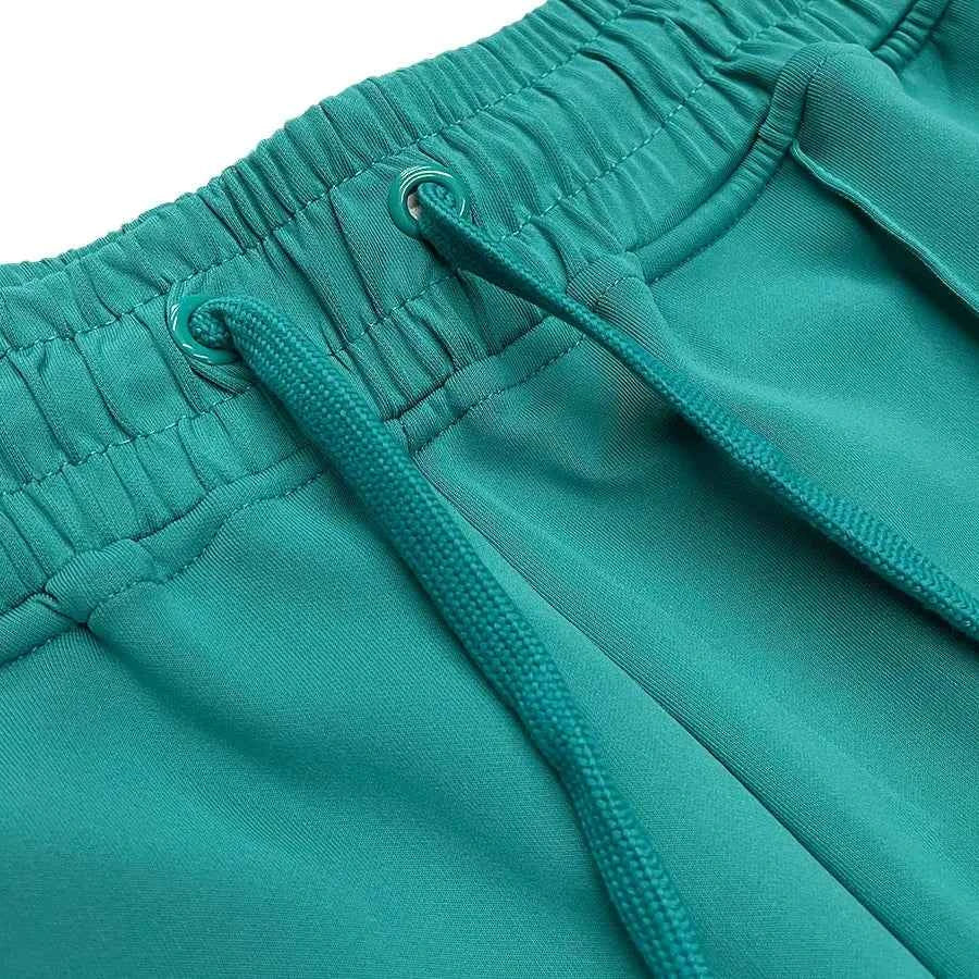 WEIV Men's Side Pipe Stacked Flare Pants
