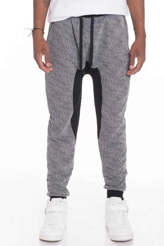 WEIV Men's Marbled Drawstring Jogger