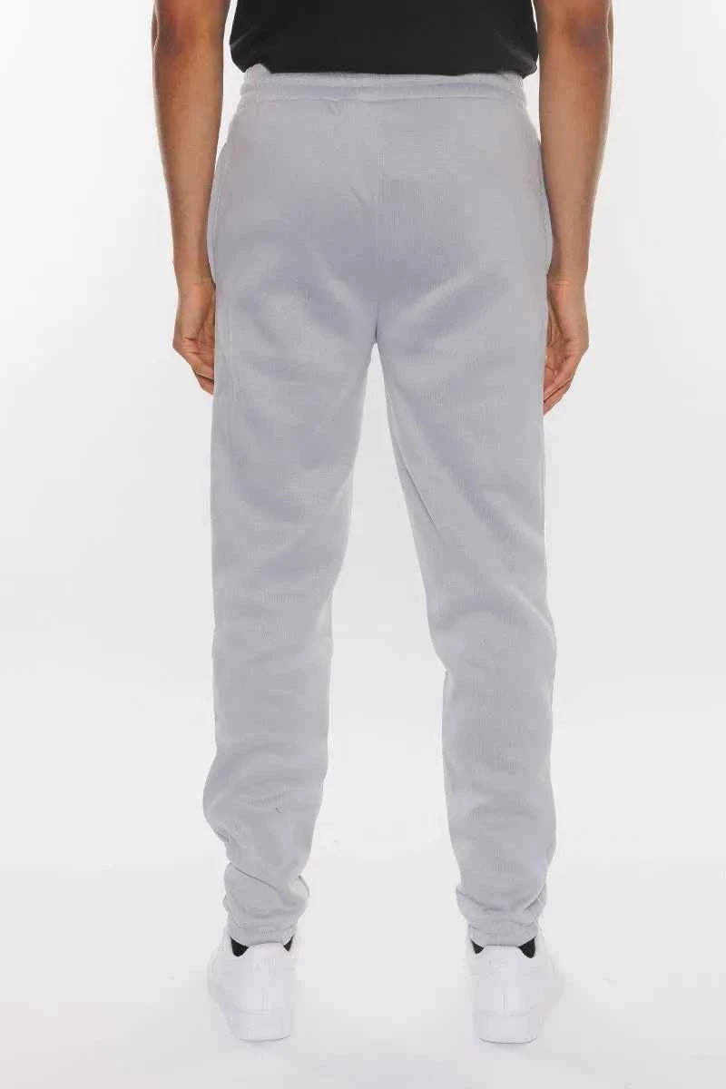 WEIV Men's Full Size Solid Sweat Pant Joggers Plus Size