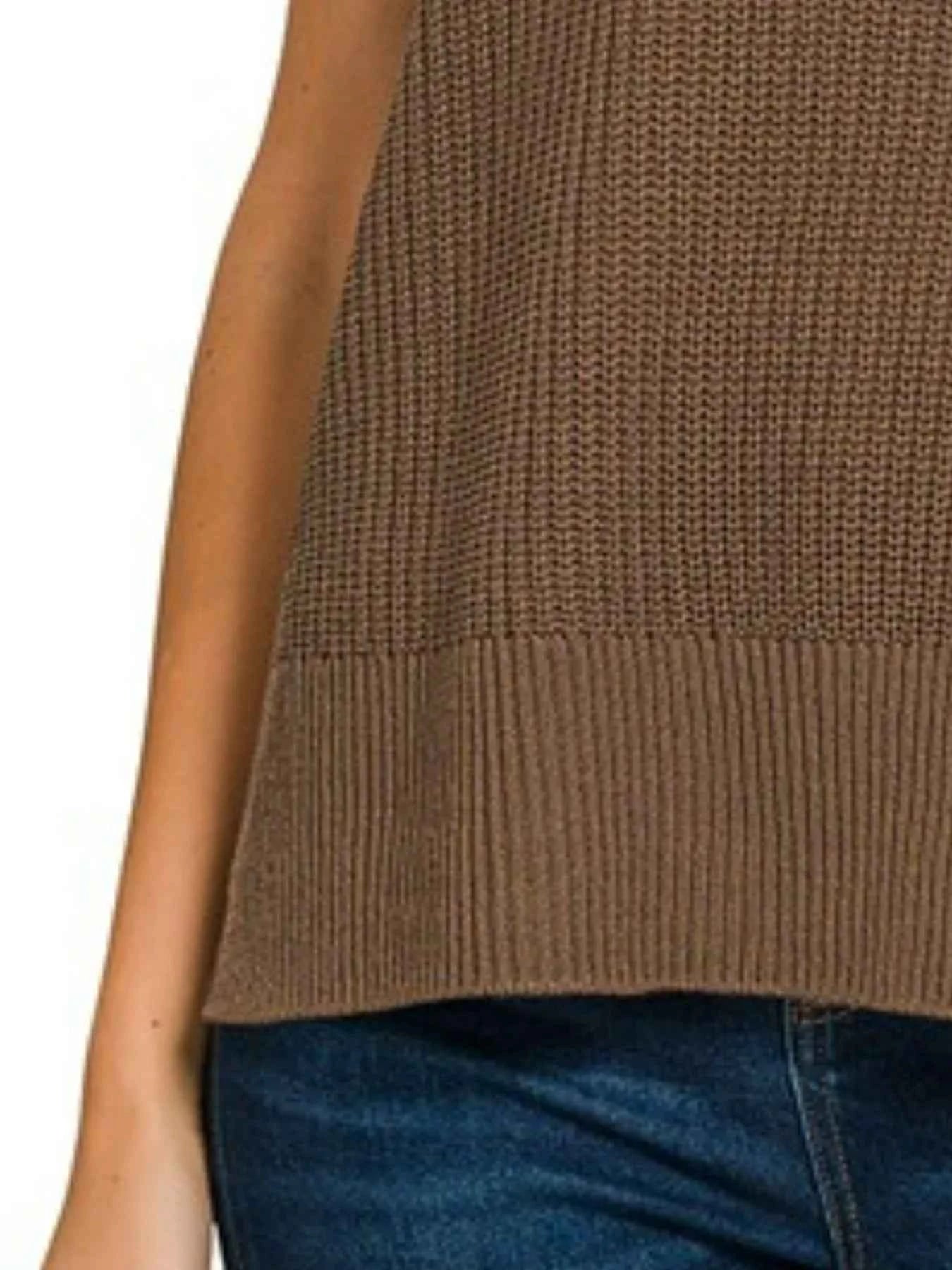 Zenana Oversized Crew Neck Sweater