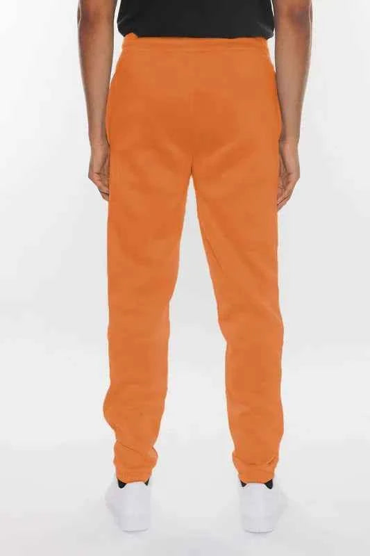 WEIV Men's Full Size Solid Sweat Pant Joggers Plus Size