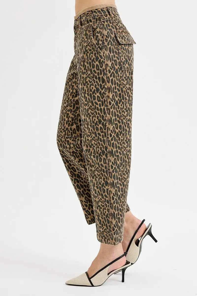 RISEN Full Size Mid Rise Crop Relaxed Jeans Plus Size