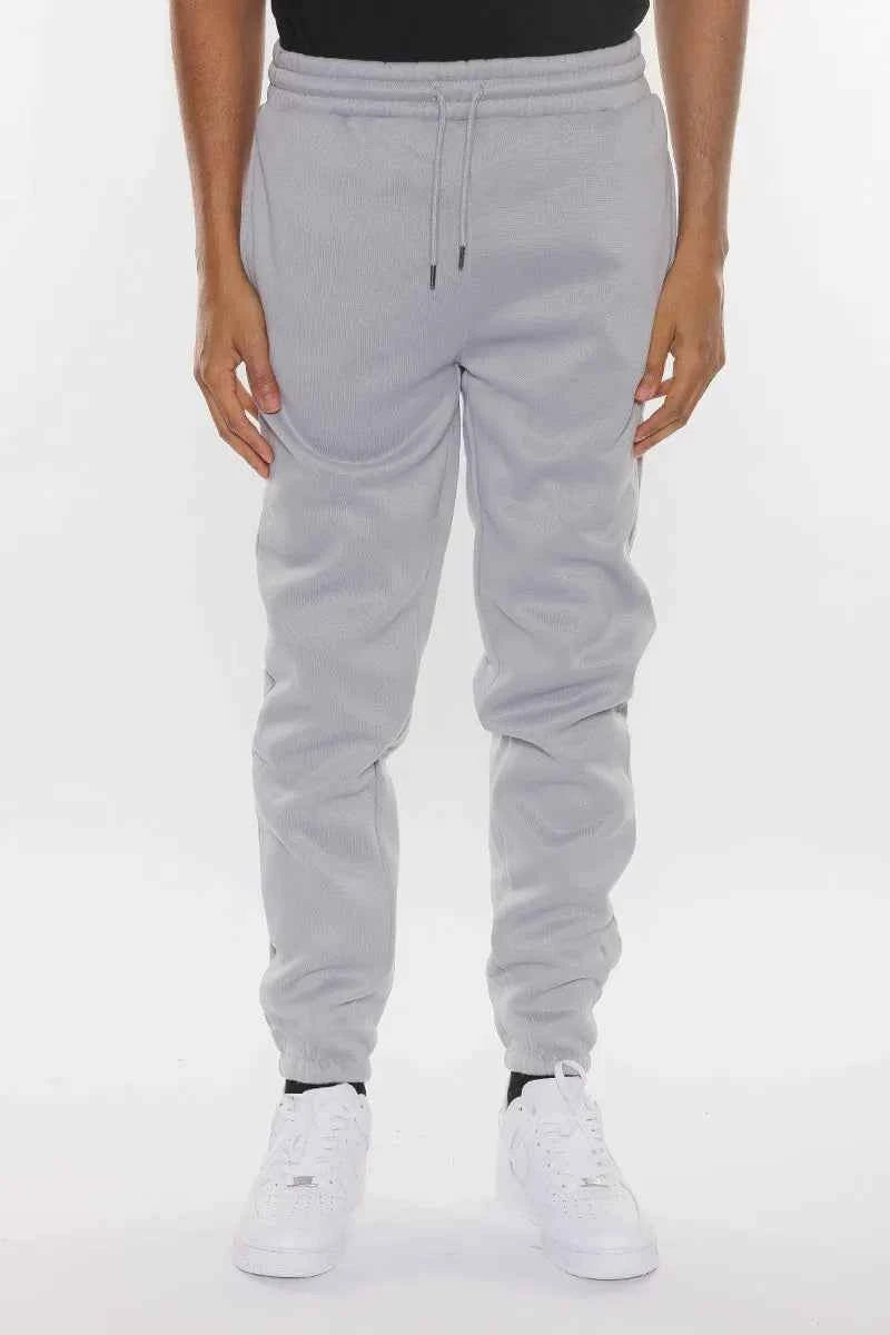 WEIV Men's Full Size Solid Sweat Pant Joggers Plus Size