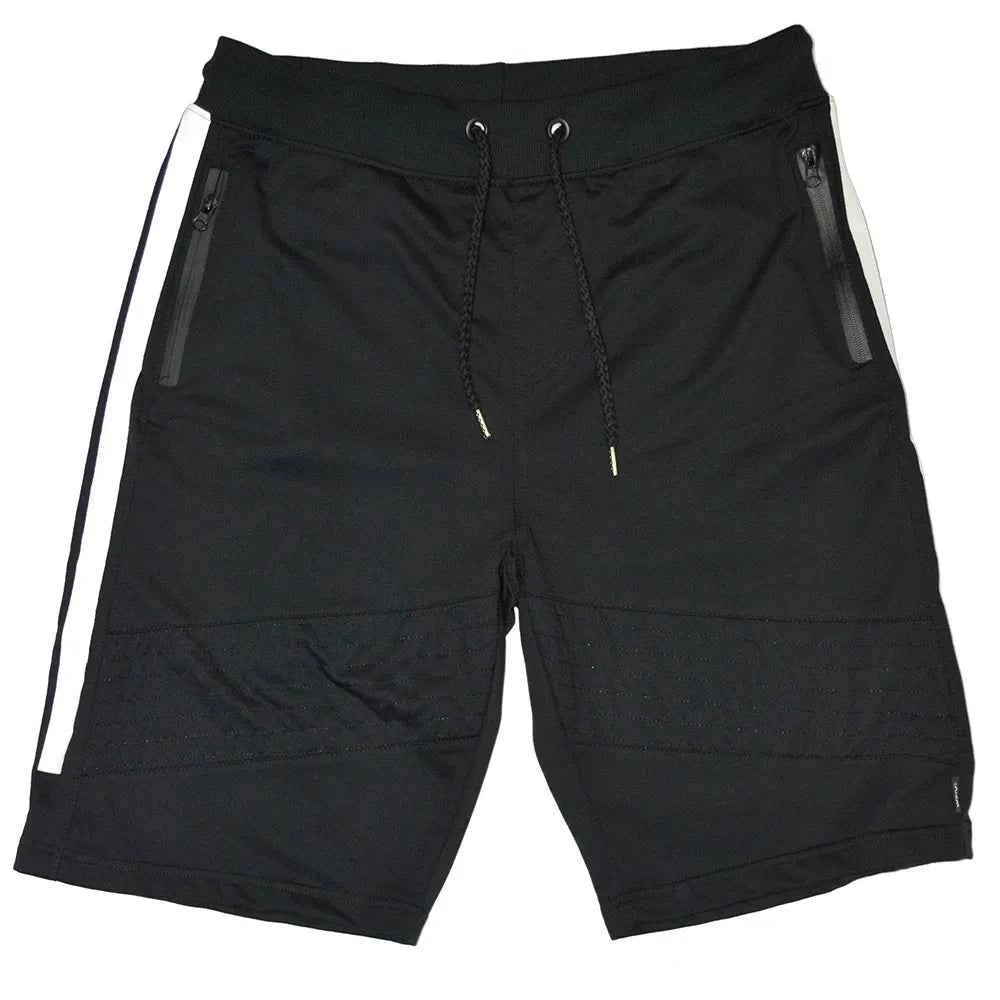 WEIV Zip Pocket Moto Short Pants