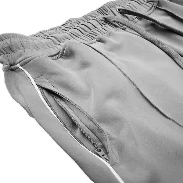 WEIV Men's Side Pipe Stacked Flare Pants