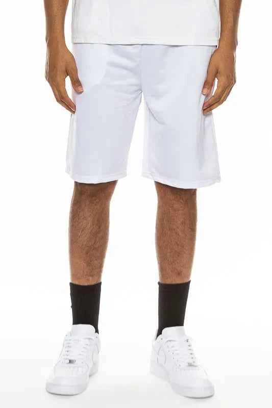 WEIV Men's Full Size Plaid Checkered Band Shorts Plus Size