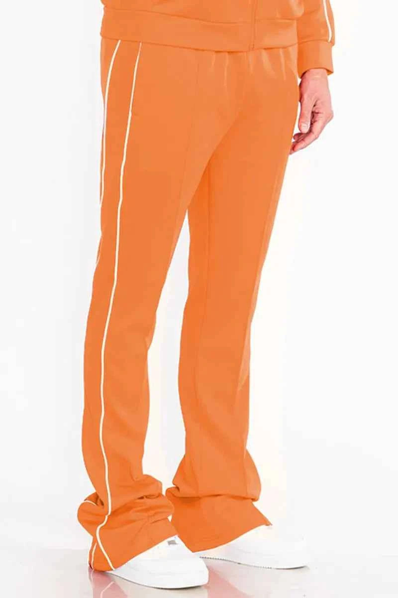 WEIV Men's Side Pipe Stacked Flare Pants